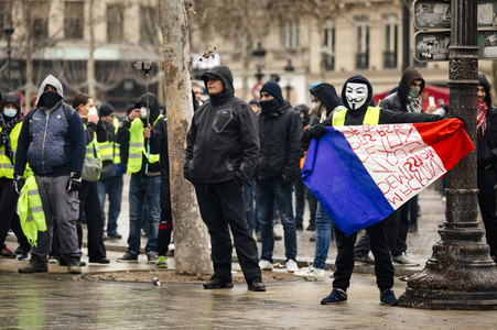 Gelbwesten-Protest in Paris