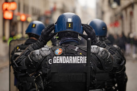 Gelbwesten-Protest in Paris