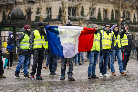 Gelbwesten-Protest in Paris