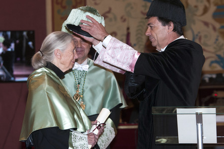 Ehrendoktorwürde für Jane Goodall in Madrid
