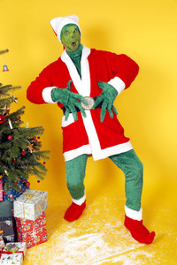 GEEK ART: Der Grinch und eine Who /  The Grinch and a Who Bodypainting