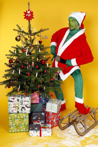 GEEK ART: Der Grinch und eine Who /  The Grinch and a Who Bodypainting