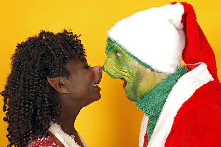 GEEK ART: Der Grinch und eine Who /  The Grinch and a Who Bodypainting