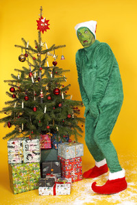 GEEK ART: Der Grinch und eine Who /  The Grinch and a Who Bodypainting