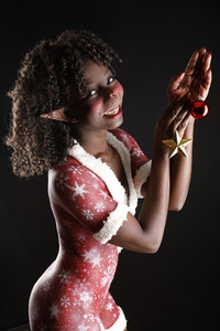 GEEK ART: Der Grinch und eine Who /  The Grinch and a Who Bodypainting
