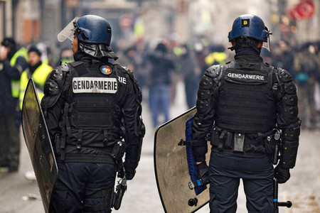 Gelbwesten-Protest in Paris