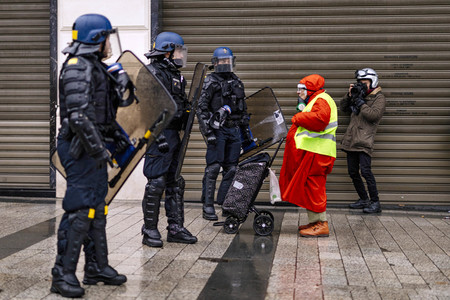 Gelbwesten-Protest in Paris