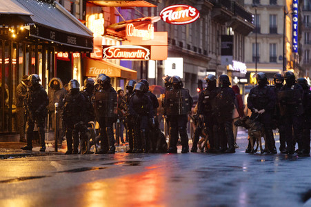Gelbwesten-Protest in Paris