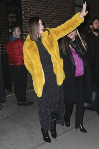 Sandra Bullock bei 'The Late Show with Stephen Colbert' in New York
