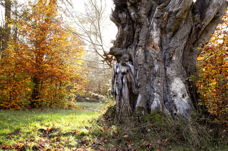 NATURE ART: Herbst / Autumn Bodypainting
