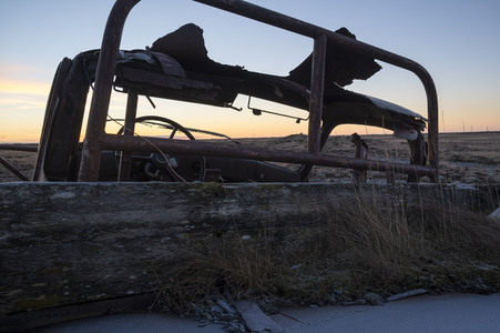 Autowrack in Borgarnes
