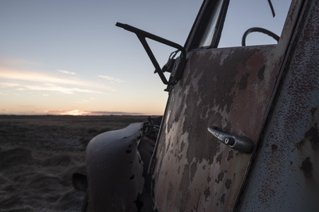 Autowrack in Borgarnes