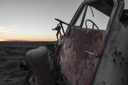 Autowrack in Borgarnes