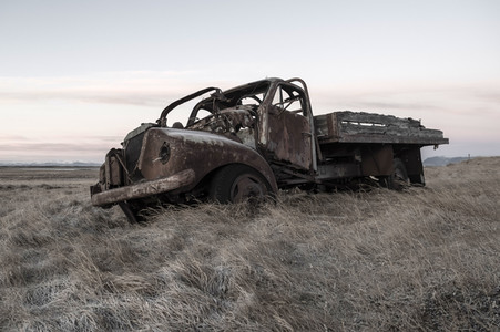 Autowrack in Borgarnes
