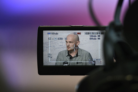 Pressekonferenz mit Alexander Gerst in Köln