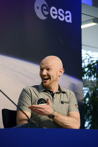 Pressekonferenz mit Alexander Gerst in Köln