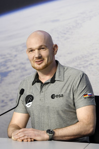 Pressekonferenz mit Alexander Gerst in Köln