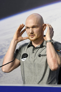 Pressekonferenz mit Alexander Gerst in Köln