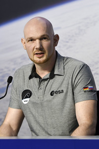 Pressekonferenz mit Alexander Gerst in Köln