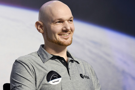 Pressekonferenz mit Alexander Gerst in Köln