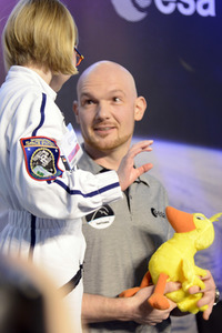Pressekonferenz mit Alexander Gerst in Köln