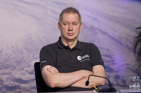 Pressekonferenz mit Alexander Gerst in Köln