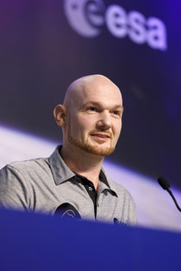 Pressekonferenz mit Alexander Gerst in Köln