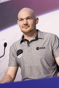Pressekonferenz mit Alexander Gerst in Köln