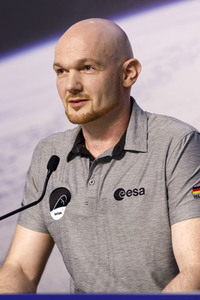 Pressekonferenz mit Alexander Gerst in Köln