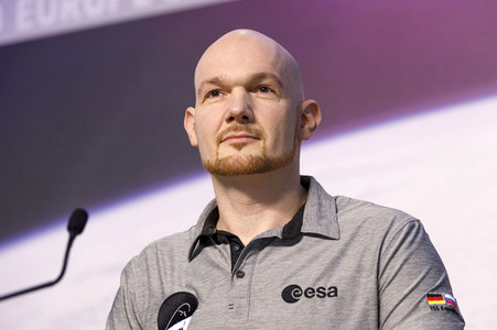 Pressekonferenz mit Alexander Gerst in Köln