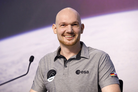 Pressekonferenz mit Alexander Gerst in Köln