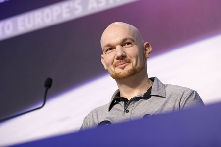 Pressekonferenz mit Alexander Gerst in Köln