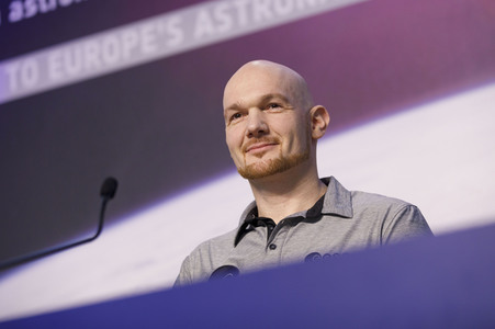 Pressekonferenz mit Alexander Gerst in Köln
