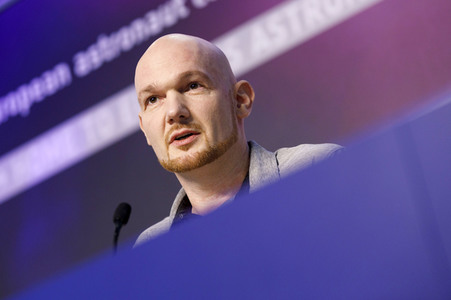 Pressekonferenz mit Alexander Gerst in Köln
