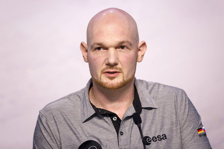 Pressekonferenz mit Alexander Gerst in Köln