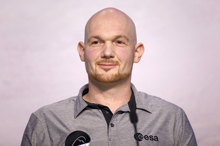 Pressekonferenz mit Alexander Gerst in Köln
