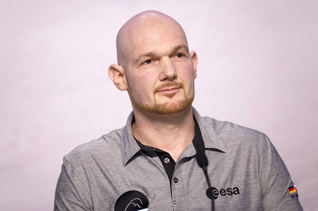Pressekonferenz mit Alexander Gerst in Köln