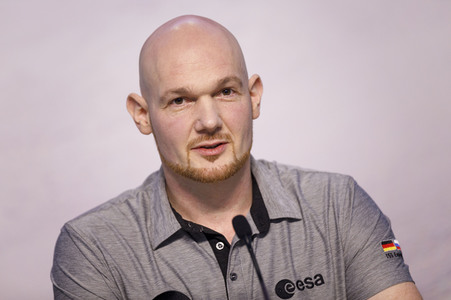 Pressekonferenz mit Alexander Gerst in Köln