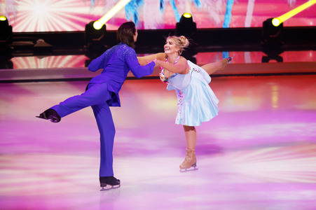 1. Live-Sendung der TV Show 'Dancing on Ice' in Köln
