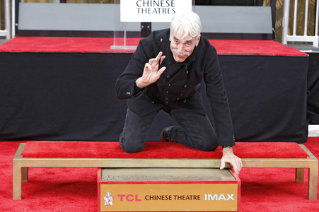 Hand and Footprint Ceremony mit Sam Elliott in Los Angeles