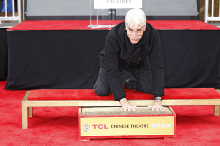Hand and Footprint Ceremony mit Sam Elliott in Los Angeles