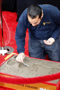 Hand and Footprint Ceremony mit Sam Elliott in Los Angeles