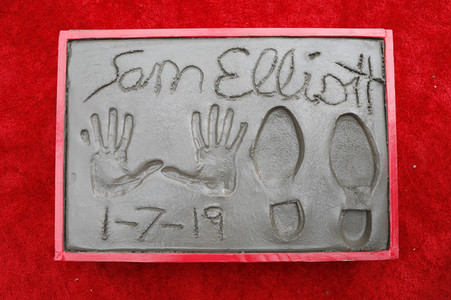 Hand and Footprint Ceremony mit Sam Elliott in Los Angeles