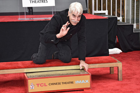 Hand and Footprint Ceremony mit Sam Elliott in Los Angeles