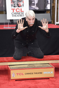 Hand and Footprint Ceremony mit Sam Elliott in Los Angeles