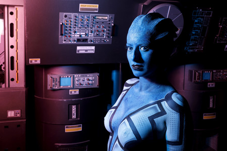 GEEK ART: 'Mass Effect' Bodypainting