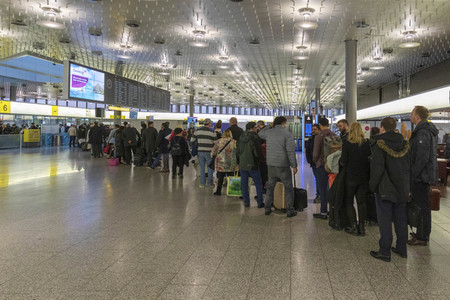 Verdi Warnstreik des Sicherheitspersonals am Flughafen Hannover