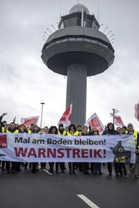 Verdi Warnstreik des Sicherheitspersonals am Flughafen Hannover