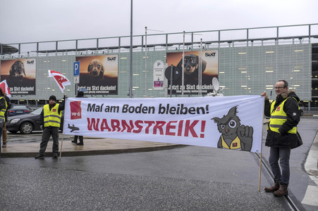 Verdi Warnstreik des Sicherheitspersonals am Flughafen Hannover