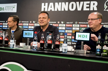 Hannover 96 Pressekonferenz in Hannover
